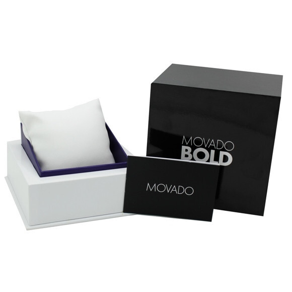 New Movado Bold Rose Gold Tone Crystal Bracelet 36mm Watch 3600086