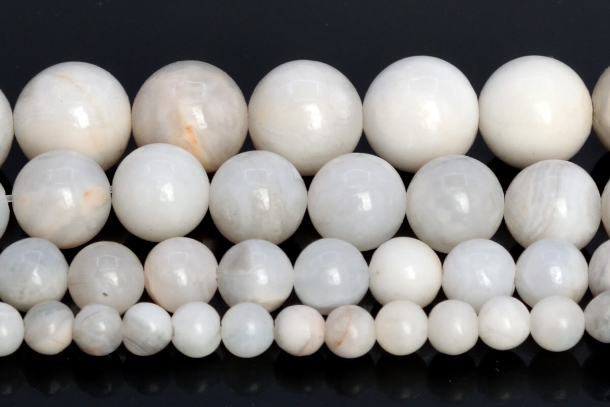 Natural White Crazy Lace Agate Beads Grade AAA Round Loose Beads 4/6/8/10MM