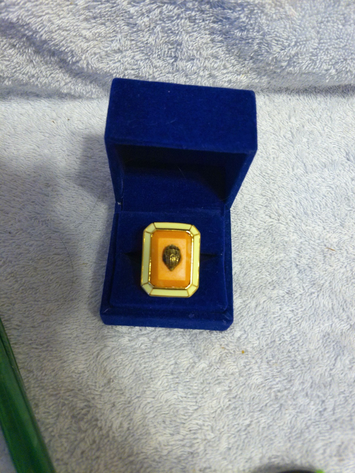Kurt Geiger Size 9 Eagle Cocktail Ring New In Box