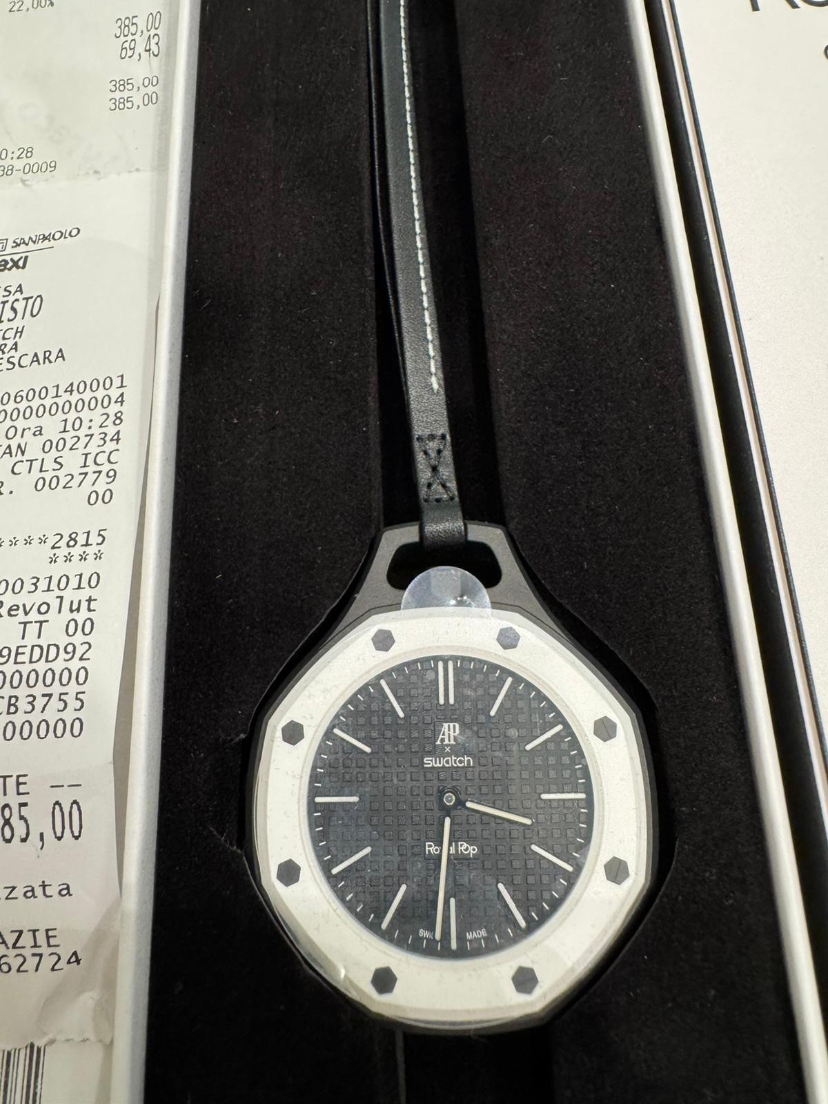 Swatch x Audemars Piguet AP Bioceramic Royal Pop Eight Black SSX03W101N