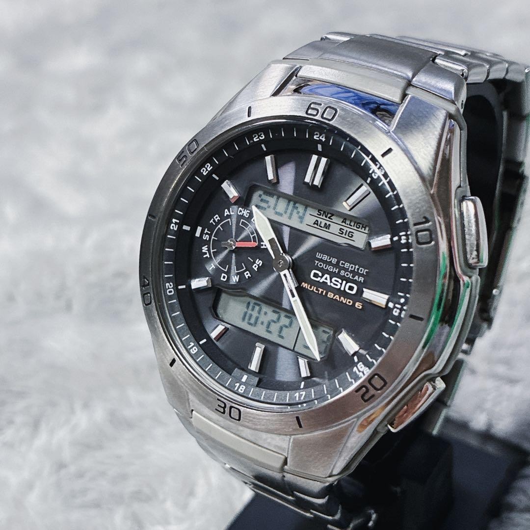 Casio Wave Ceptor WVA-M650TD-1AJF Titanium Solar Radio Men’s Watch New JDM