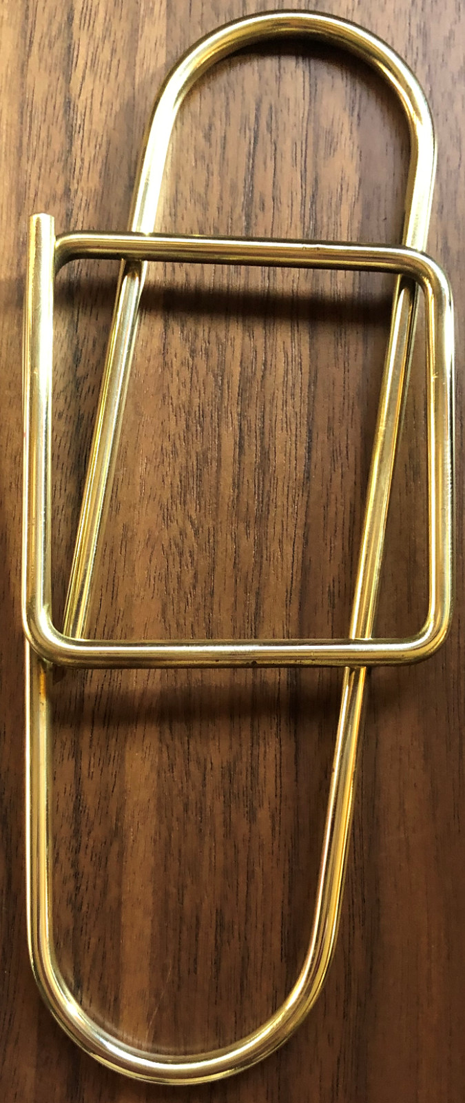 Thumbsquare Solid Brass Large Paper Clip