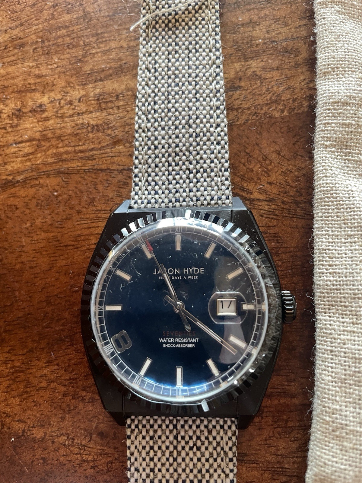 JASON HYDE 8-Days A Week with Vegan SUSTAINABLE Strap with Date