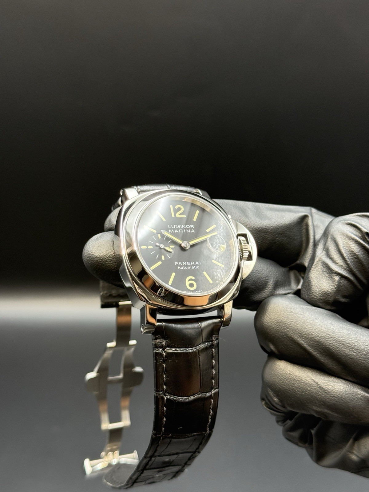 Panerai Luminor Marina Automatic 44mm Steel Mens Watch OP 6693 Naked Watch Only