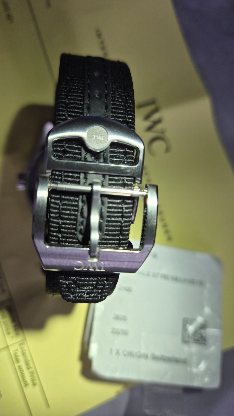 Authentic (OEM) IWC 20mm Brushed / Satin Stainless Steel Tang Buckle Clasp