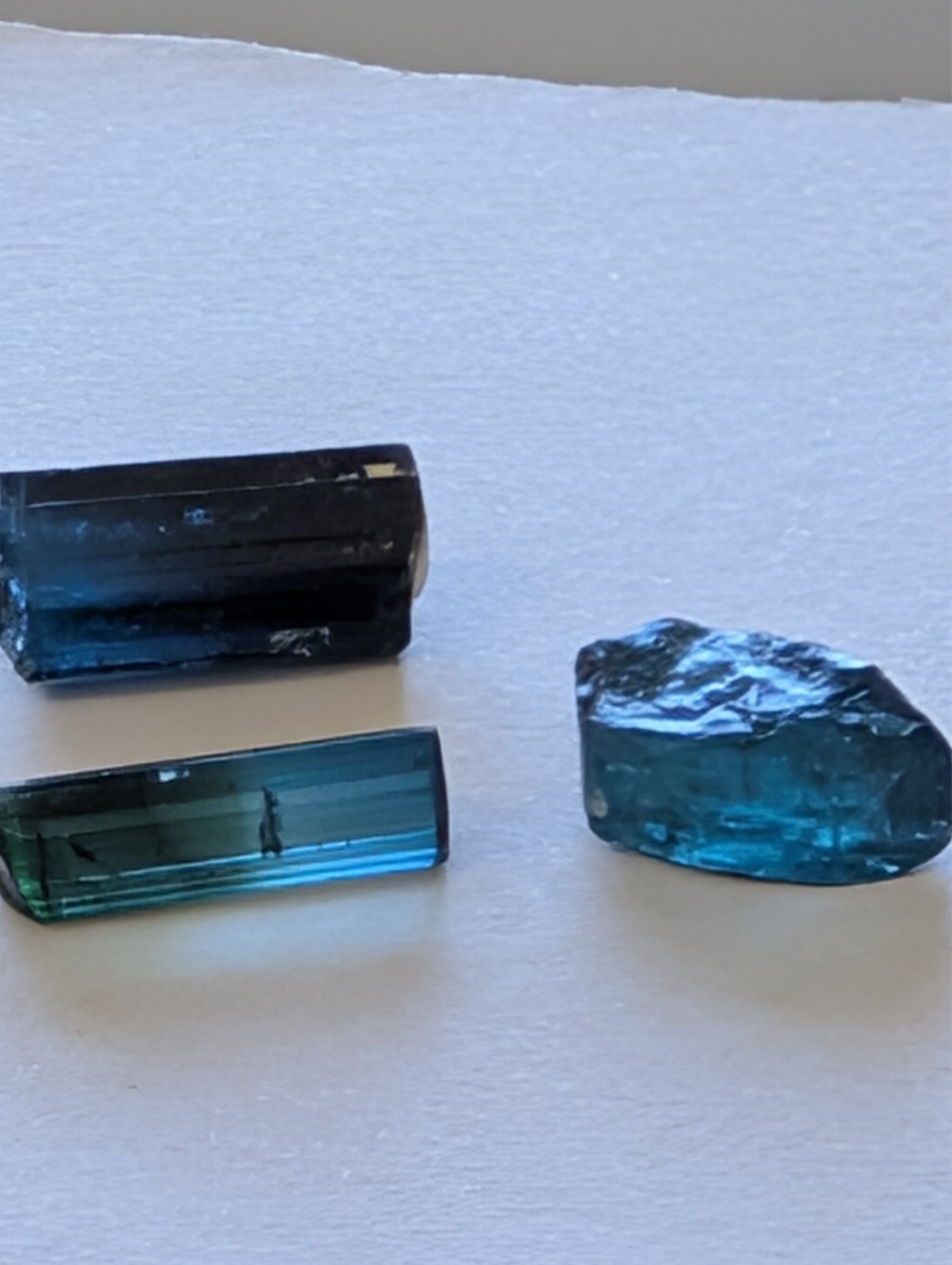 USA seller 9.24 ct VVS closed C tourmaline facet rough gemstone specimen