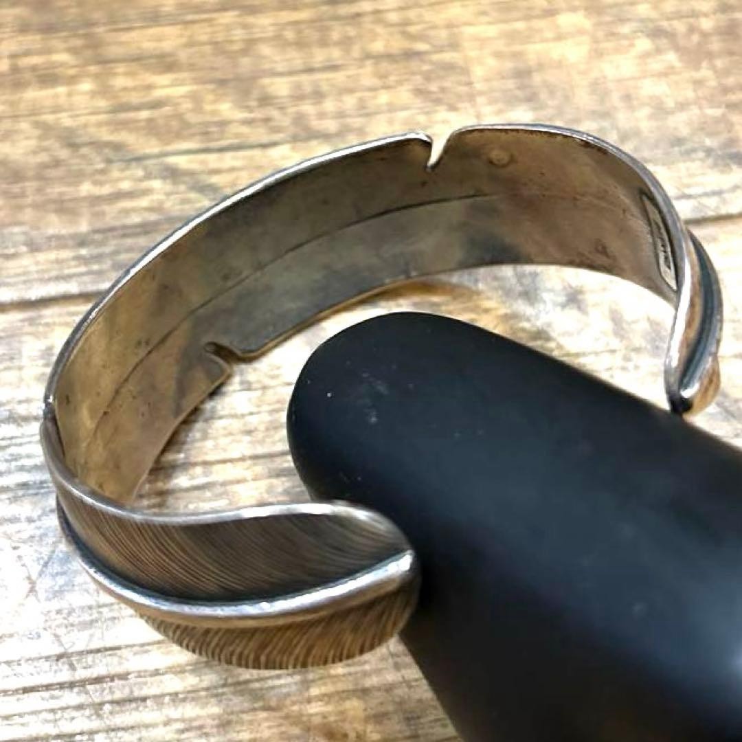 CHAN LUU Silver Feather Bangle Bracelet Used Not specified good condition item