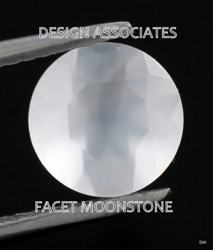 Rainbow Moonstone Faceted Round Calibrated 6 MM White Color Gemstone Natural