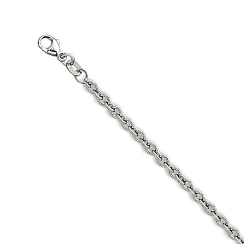 3.0mm Platinum Round Cable Chain PT950 16″ 18″ 20″ 22″ 24″ 26″ or 30″
