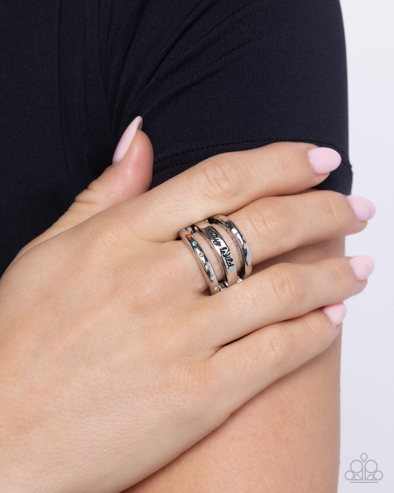 Stay Wild Filowerchild Multi Stretch Ring Fits size 6 to 10