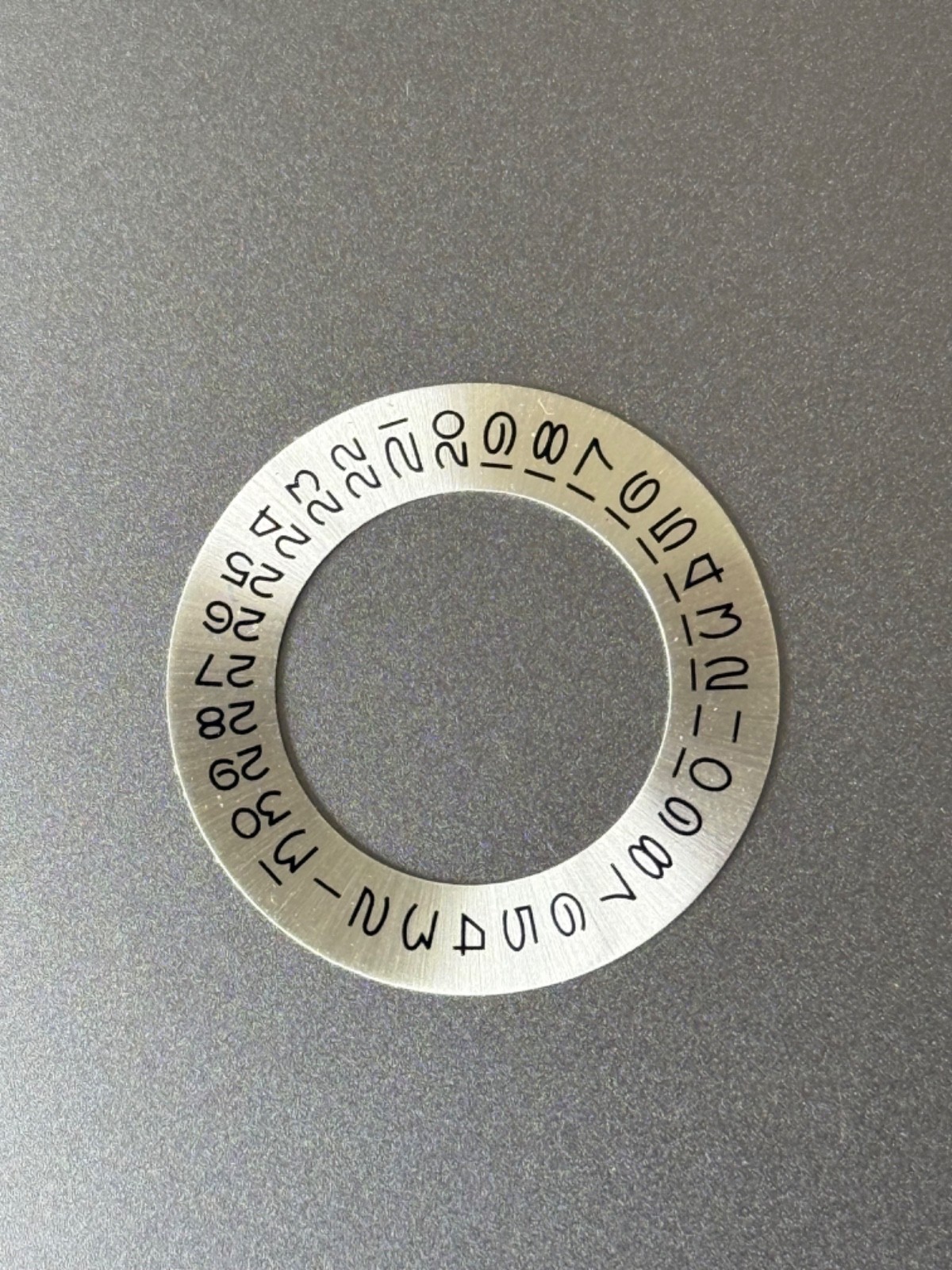 ETA 2824/2836 Date disc overlay – Brushed Silver