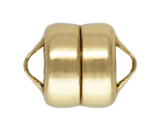 5.5mm Clasp, Gold Filled Magnetic Clasp, Magnetic Clasp, 1 or 5pc Sets, Gold Fil