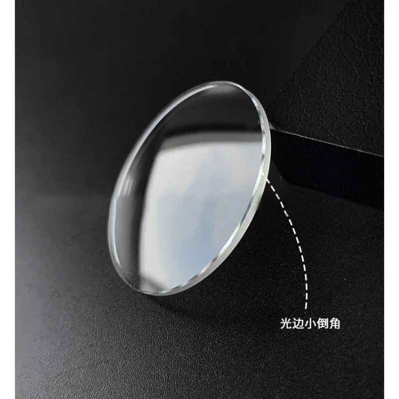 Double Dome 2.0mm Round Watch Crystal 26mm-45mm Replacement Mineral Watch Glass