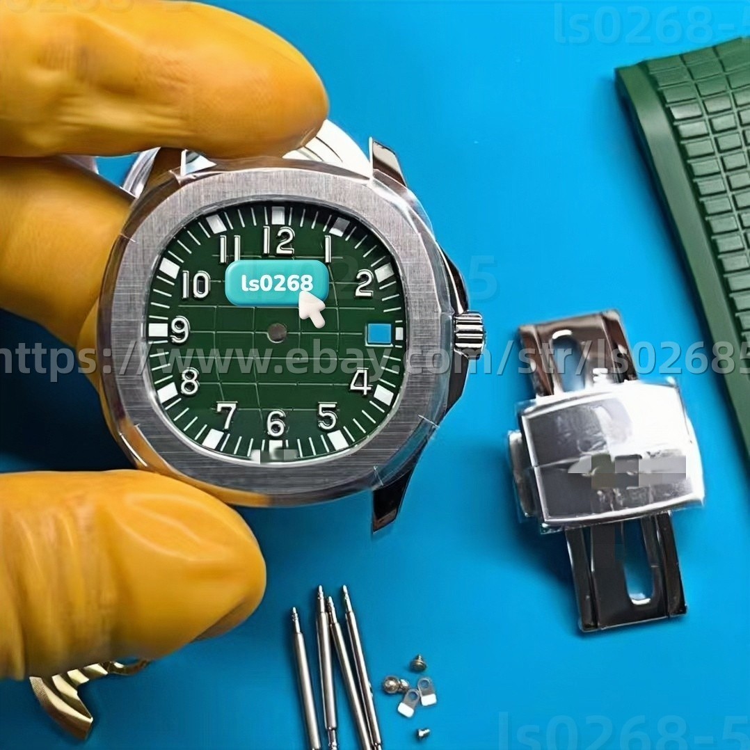 DIY Watch Part Kit for 2824 40mm Stainless Steel Case+Dial+Hands+Band