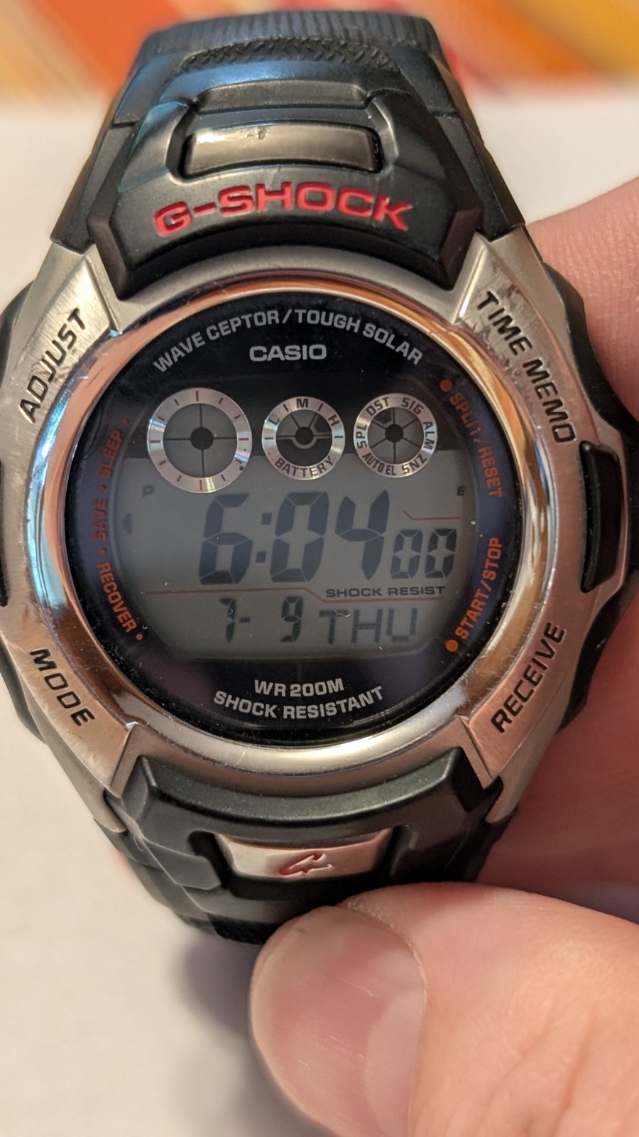 Vintage Casio G-Shock GW-500A (2688) Tough Solar Atomic Watch – MINT 2005 Run