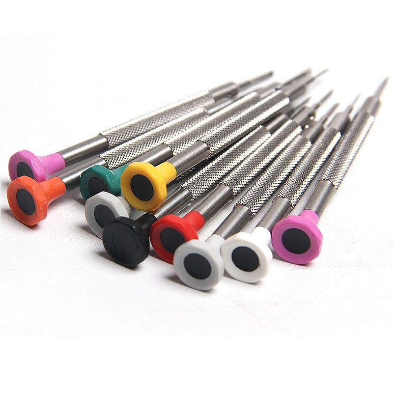0.6mm-2.5mm Flat Cross Small Screwdriver Stainless Steel Phone Watch Repair Tool
