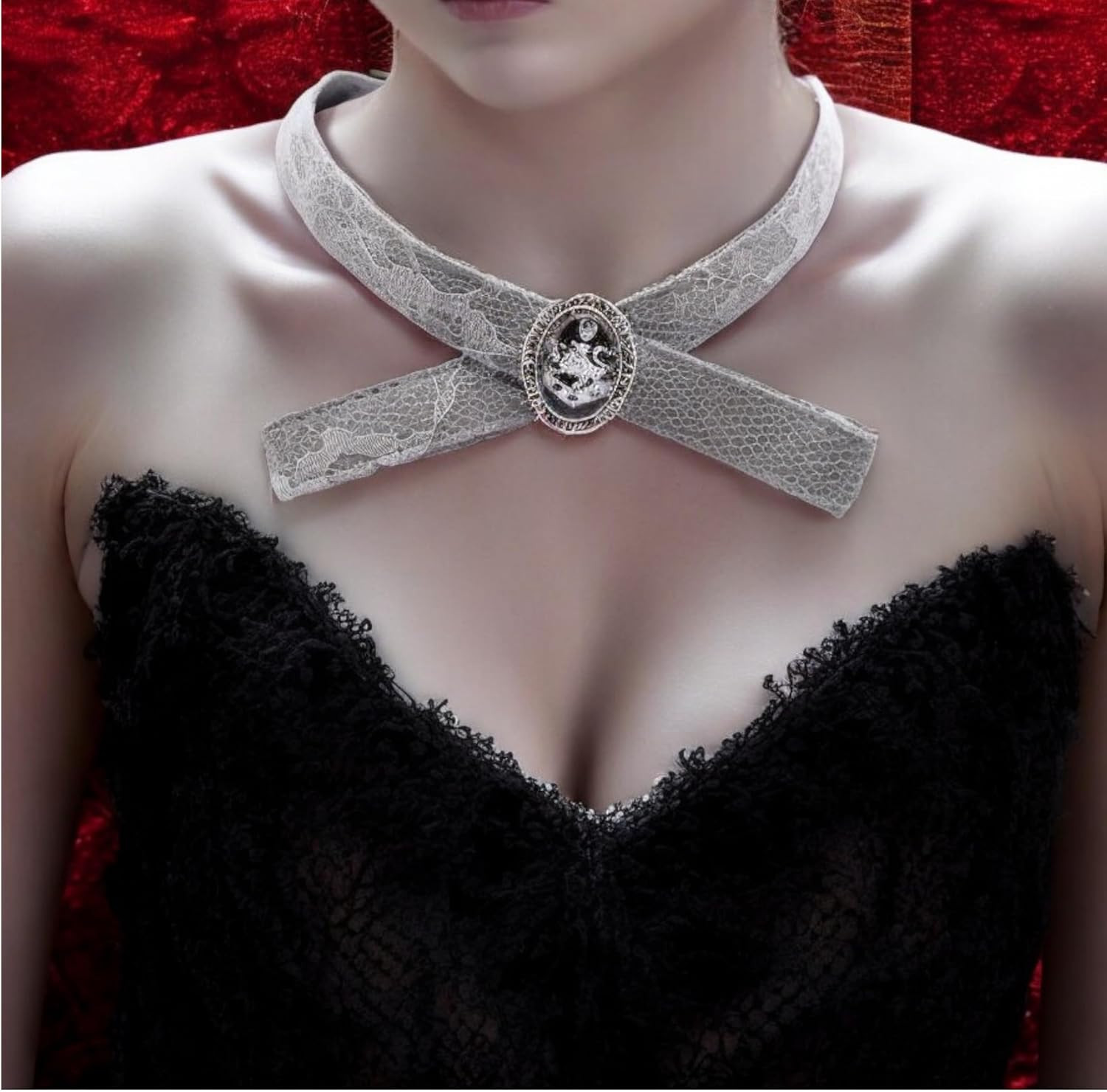 Alice Cullen Vampire Victorian Choker Necklace