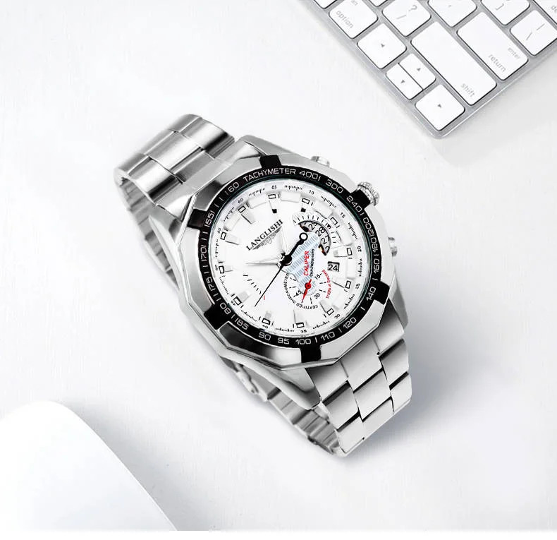 Men’s Large Dial Luminous Waterproof Calendar Watch Outdoor Sport