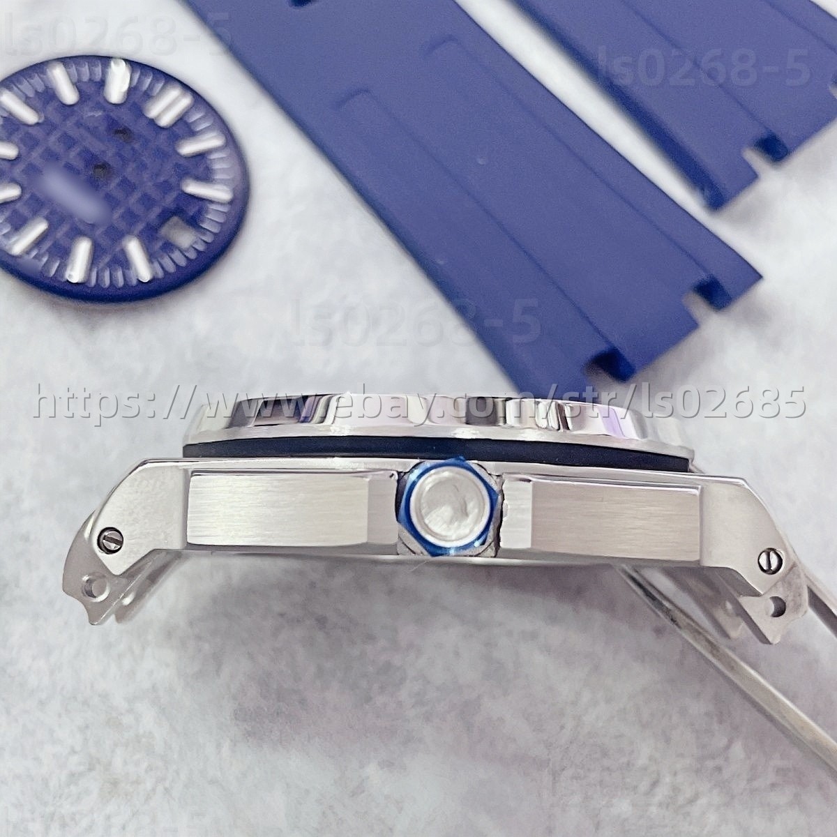 DIY Solid Stainless Steel Watch Case Accessories Kit Fit 8215 8200 2813 Movement