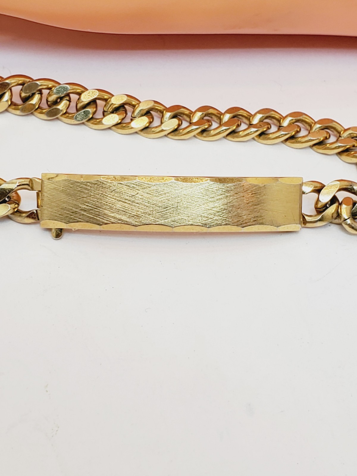 Vintage Spiedel ID Engravable Identity Bracelet Heavy Men’s Chain (76)