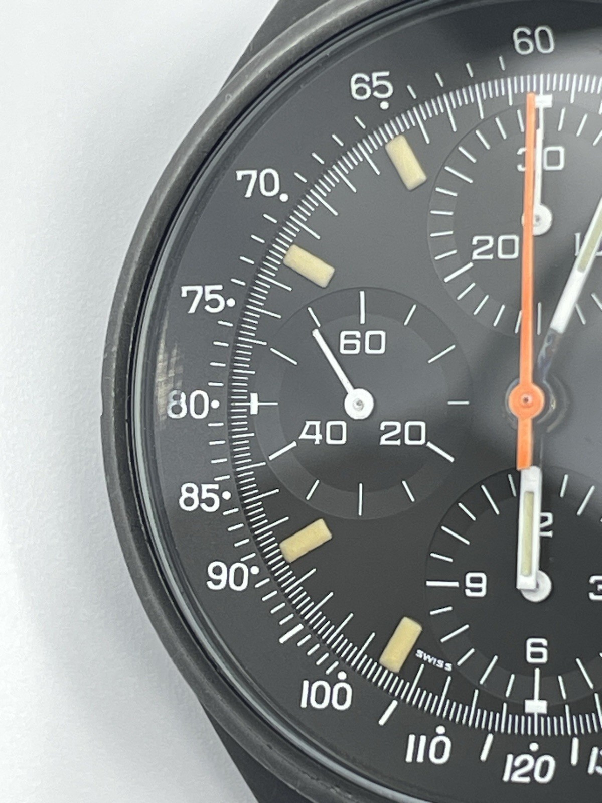 LeJour 7000 Chronograph Valjoux 7750 Black PVD, Serviced, Top Gun Era – 41mm