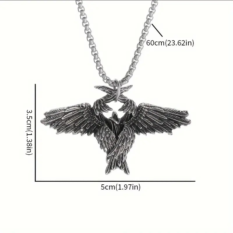 Celestial Seraphim Jewelry Vintage Silvery Winged Angel Sexy Pendant Necklace