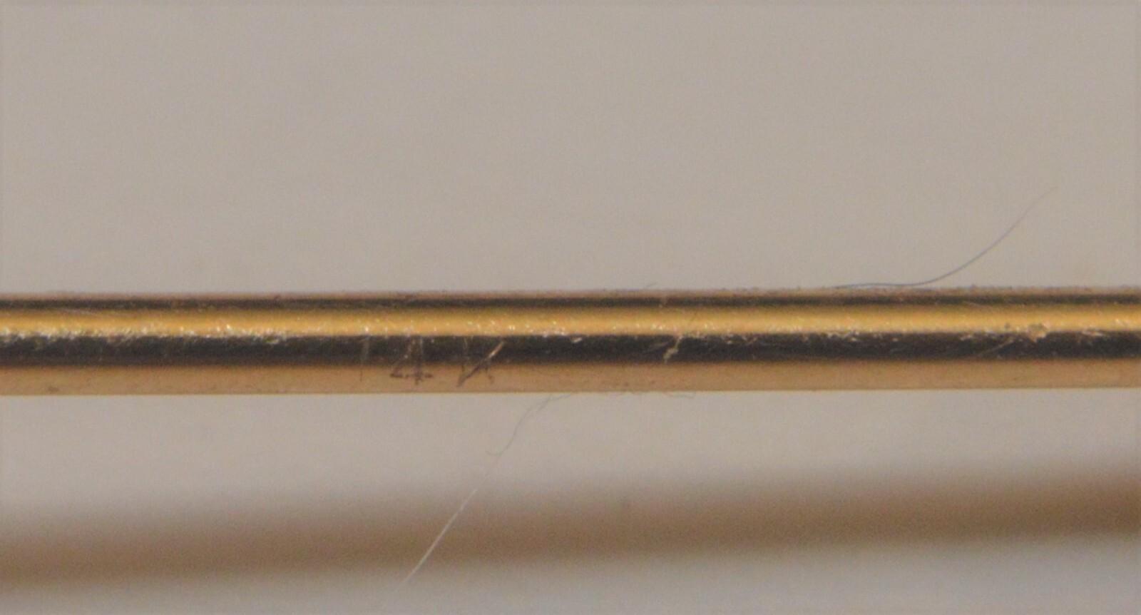 Solid 14k gold Sun or Flower 2″ 50mm stick pin 1.3 gram 13mm head