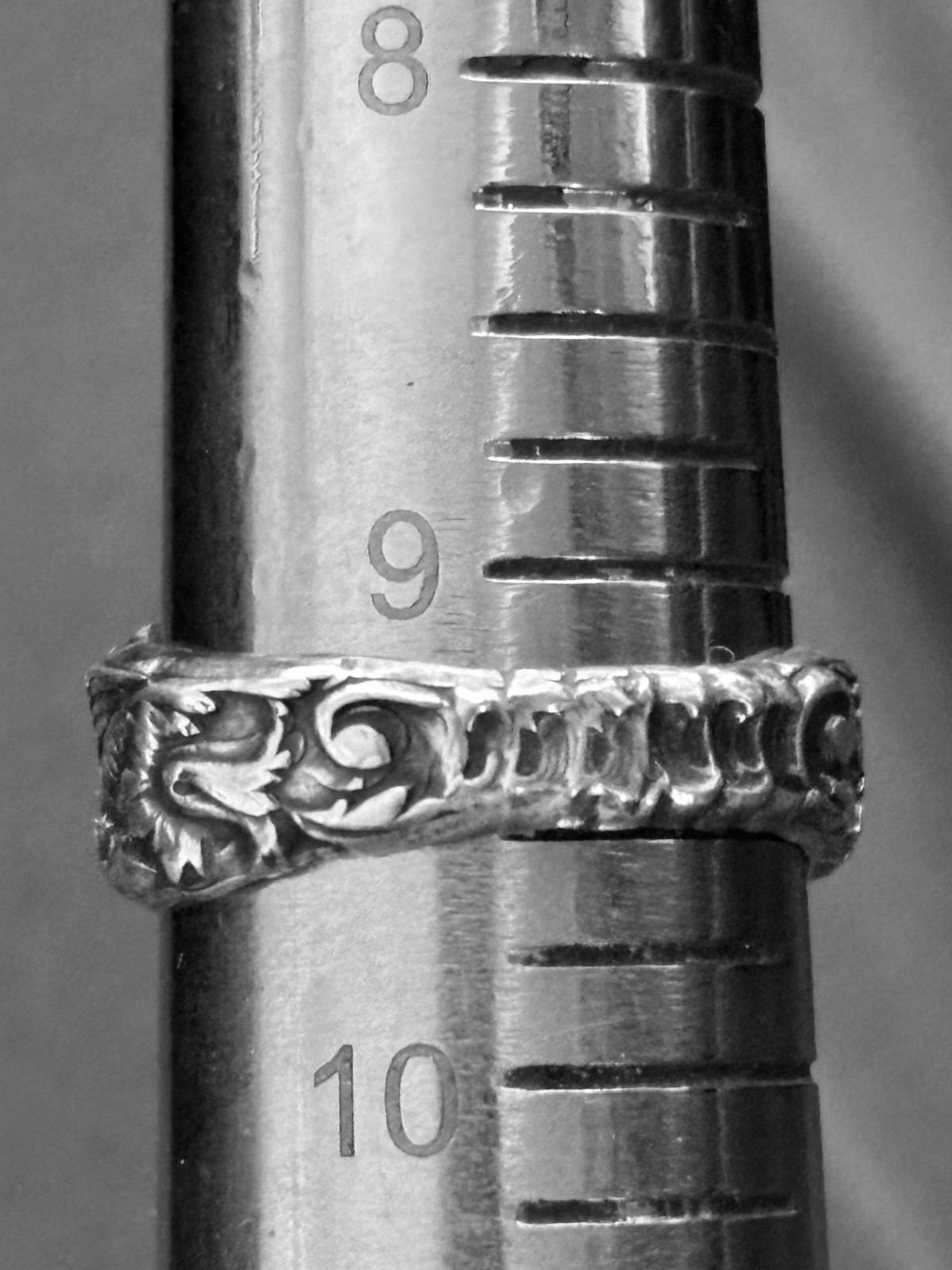 pure Silver dragon and shield Ring 999.Pure Fine Silver Bold, dragon Design