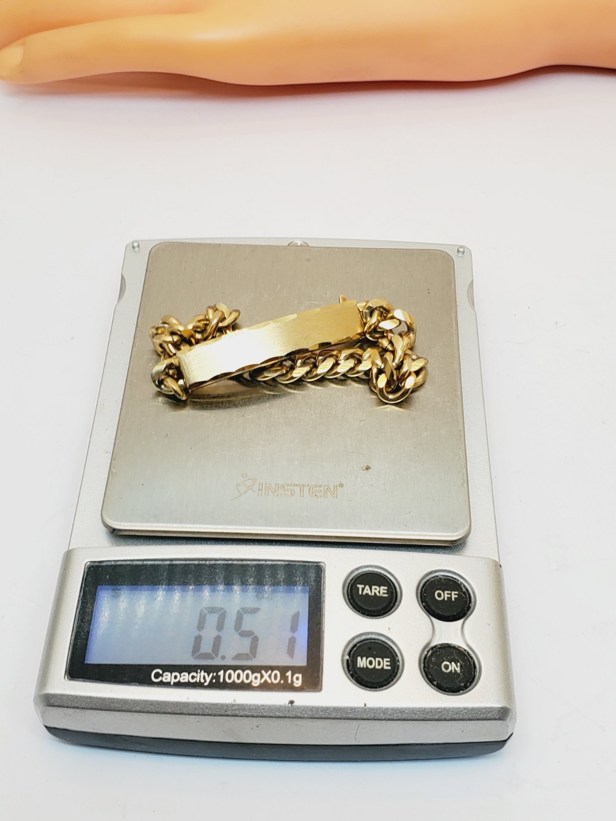 Vintage Spiedel ID Engravable Identity Bracelet Heavy Men’s Chain (76)