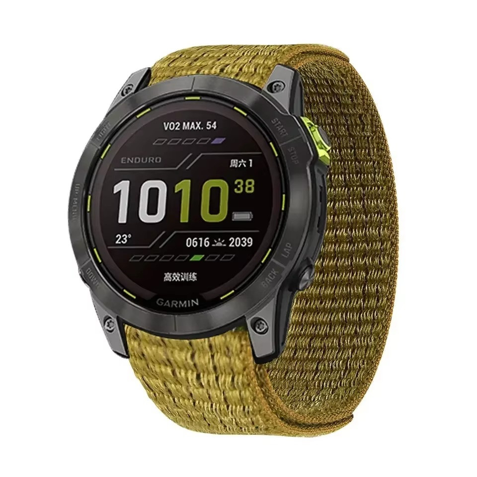 Hook Loop 22mm 26mm Nylon Strap For Garmin Fenix 7 7X 6X Pro 5X/Epix Pro Enduro