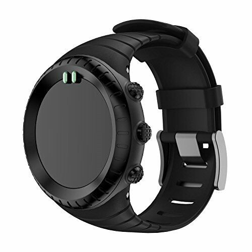 Suunto Core Strap Rubber Replacement Watch band for Suunto Core SS014993000black