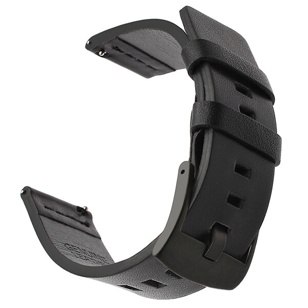 22MM For Movado Bold 3600261 Quick Release Retro Genuine Leather Watch Band