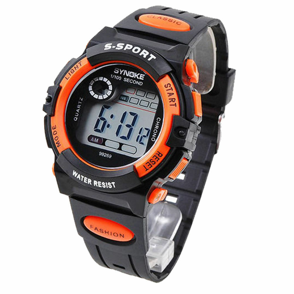Kids Digital Electronic Watch Waterproof Children Boys Girls Sports LED Watches
