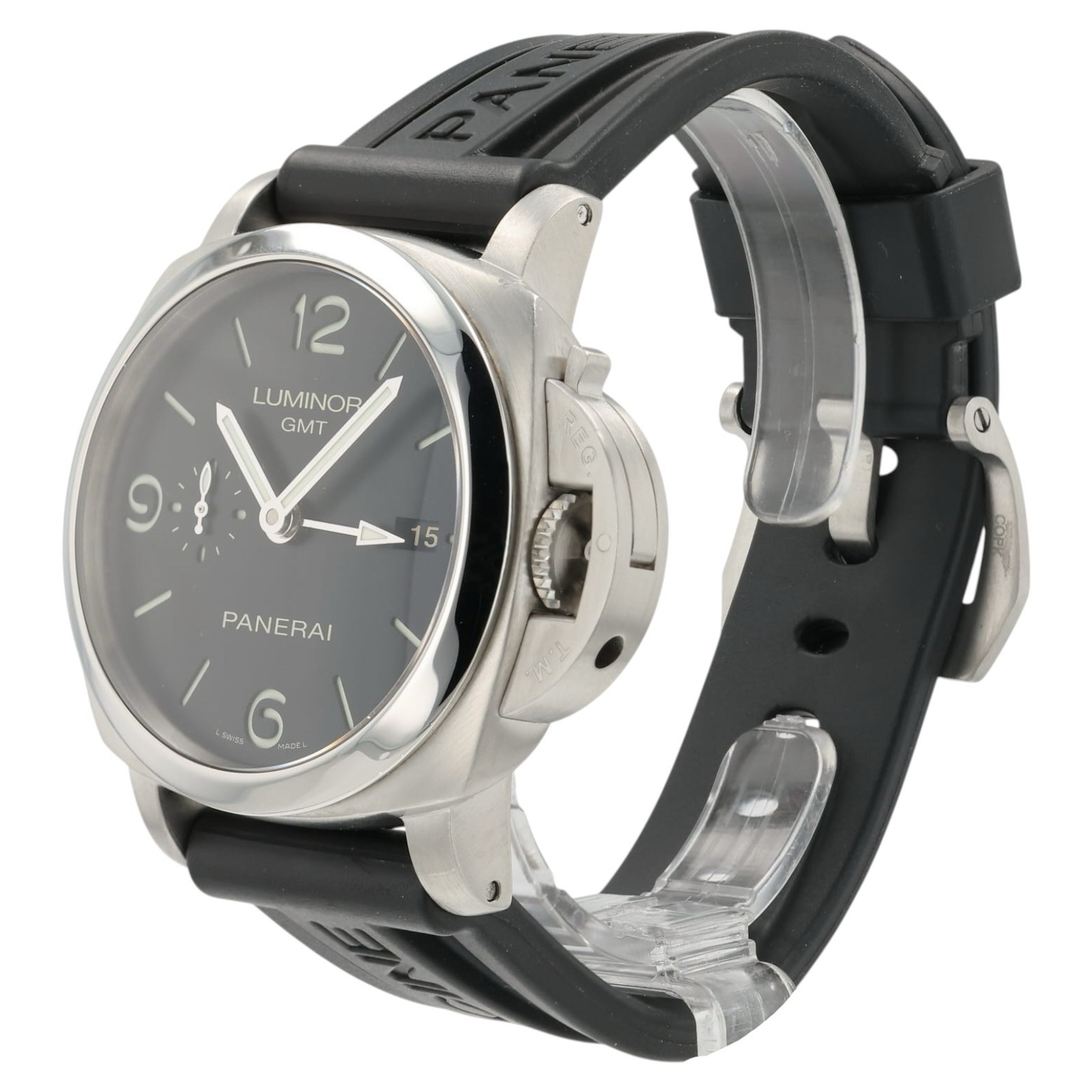 Panerai Luminor GMT Black Dial Stainless Steel 44mm Auto Men’s Watch PAM00320
