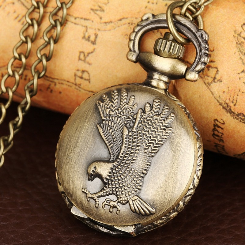 Multi-Style Mini Pocket Watch Designs Quartz Analog Vintage with Necklace Chain