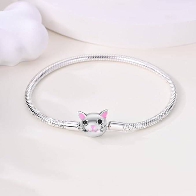 Cat Charm Bracelet, Bracelet For Charm, Cute Cat Bracelet