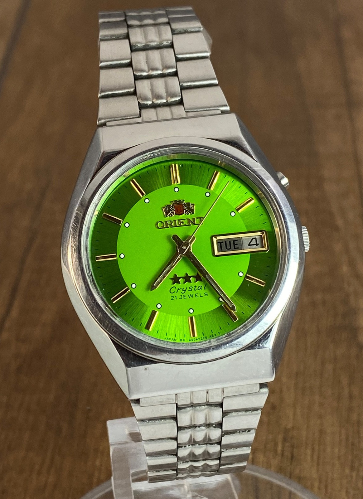 Orient 3 Stars Crystal vintage automatic 21 jewels Japan mens watch