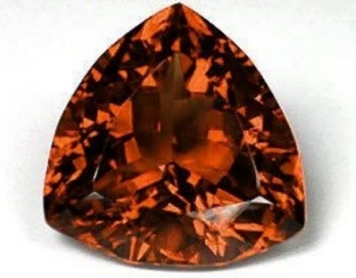RED GARNET 7 MM TRILLION CUT ALL NATURAL