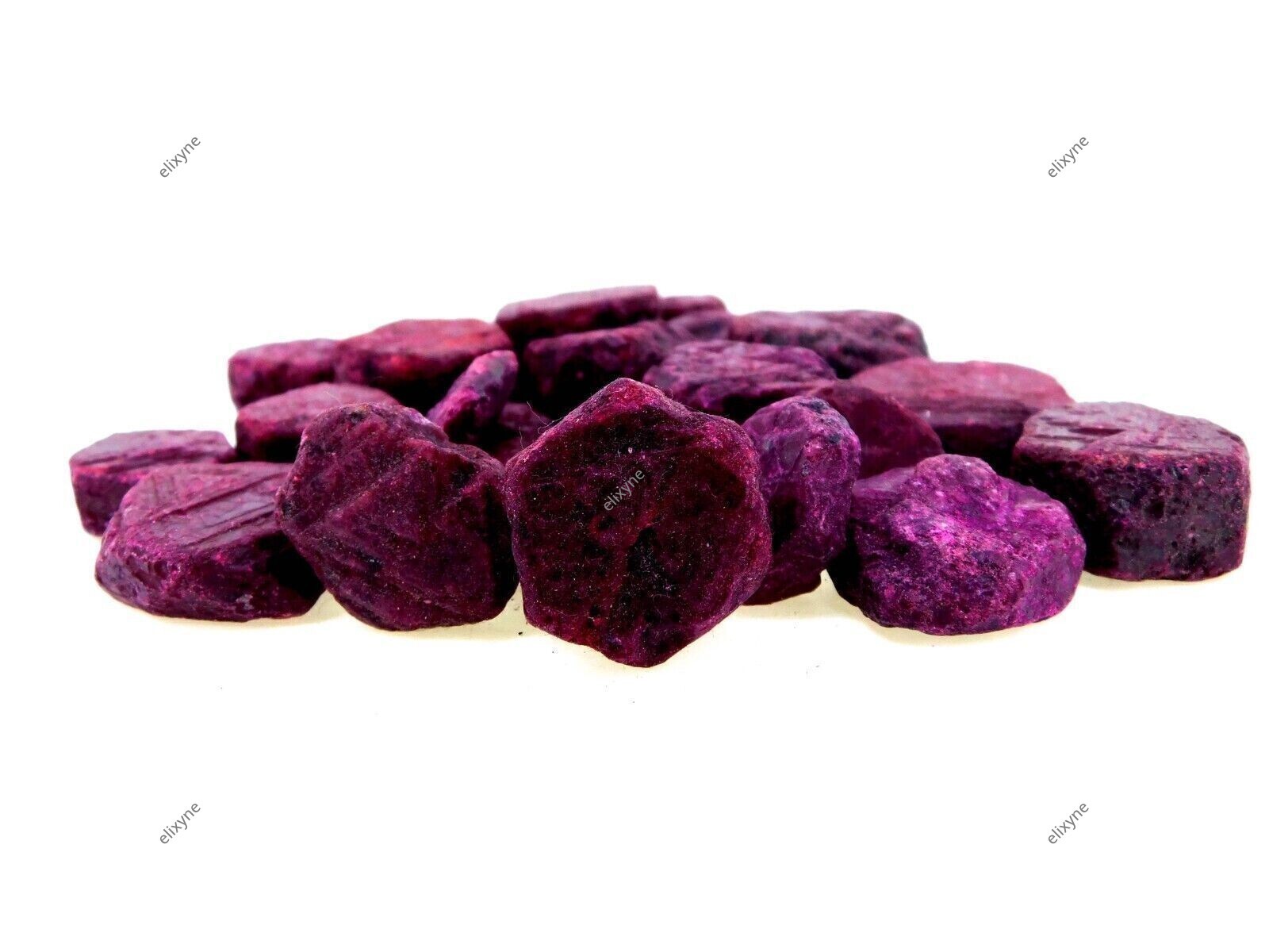African Natural Red Ruby Rough 600+ Cts Certified Gemstone Lot