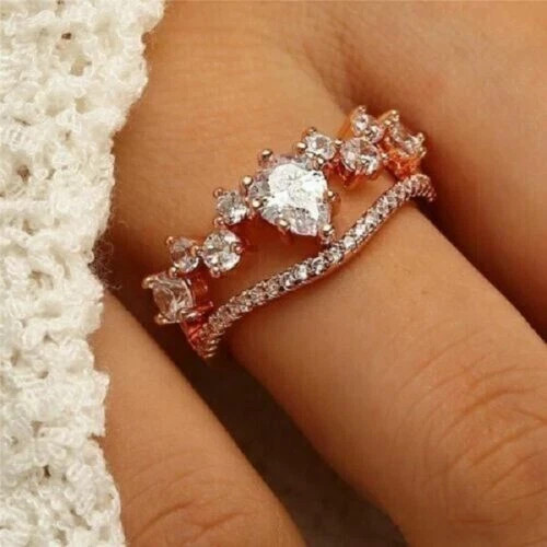 1.50Ct Lab Created Pear Diamond Solitaire Engagement Ring 14K Rose Gold Finish
