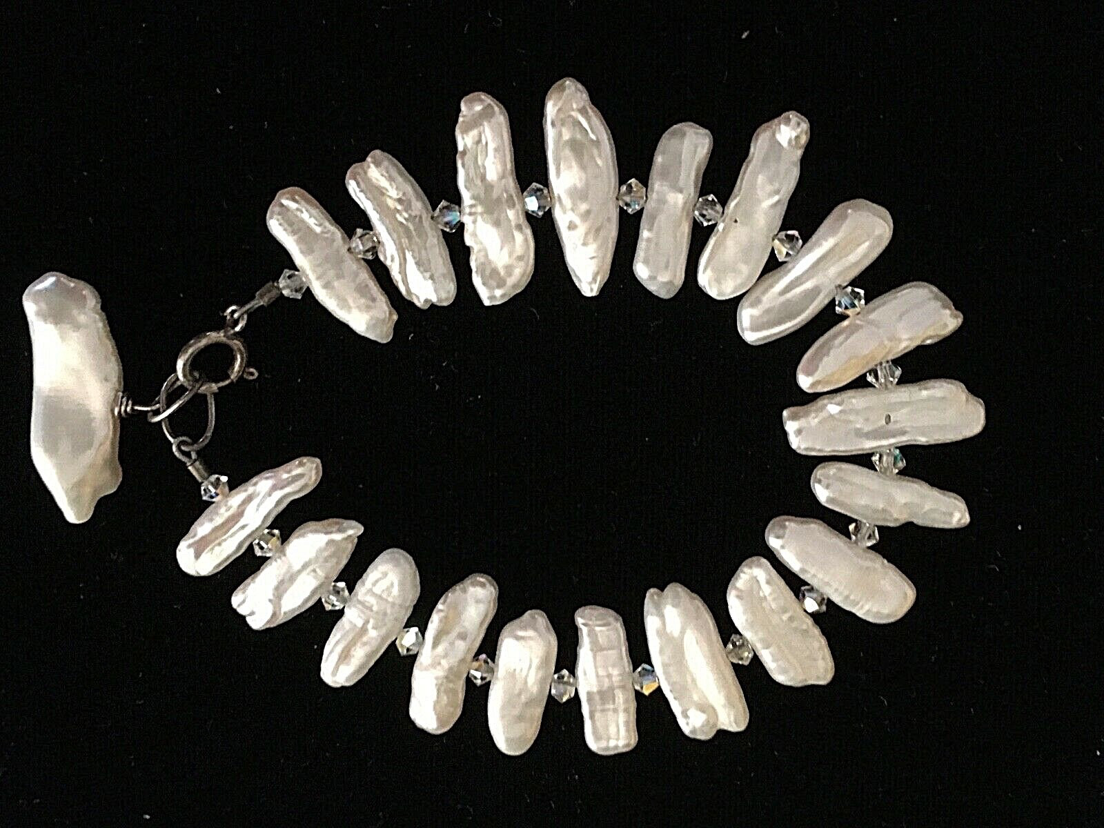 Biwi Baroque Stick Freshwater Pearl Bracelet Adjustable