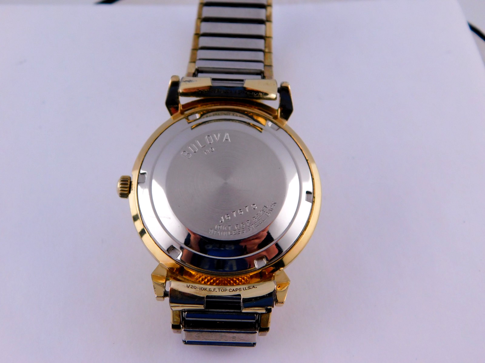 VINTAGE BULOVA JET CLIPPER “T” 17J AUTO 10K RGP MENS WRISTWATCH SERVICED C.1969
