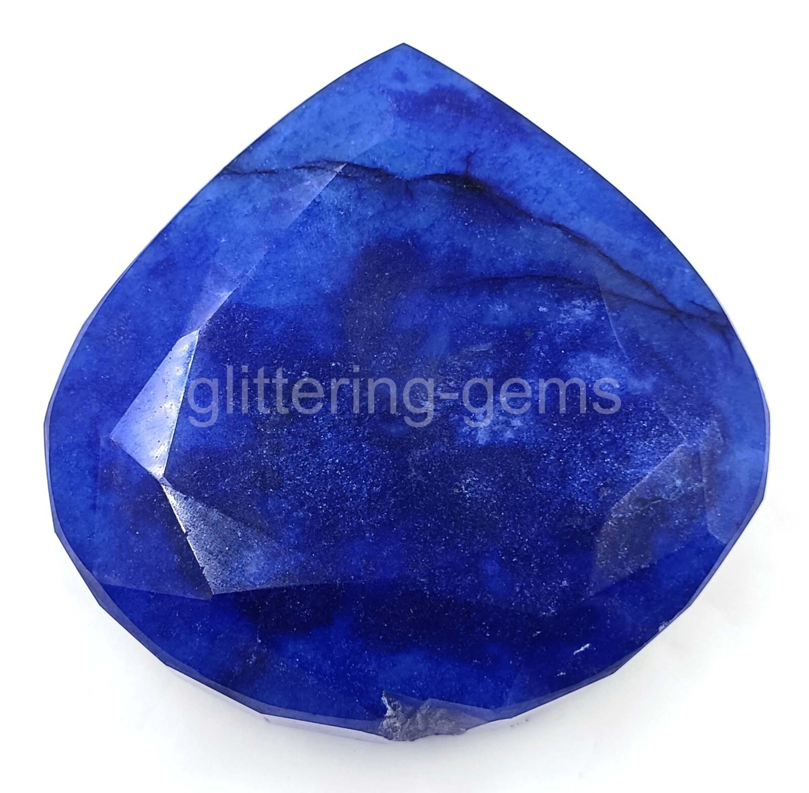 IGL 450.00 Ct Heart Cut African BIG Blue Sapphire Natural Loose Gemstone 5MSZ