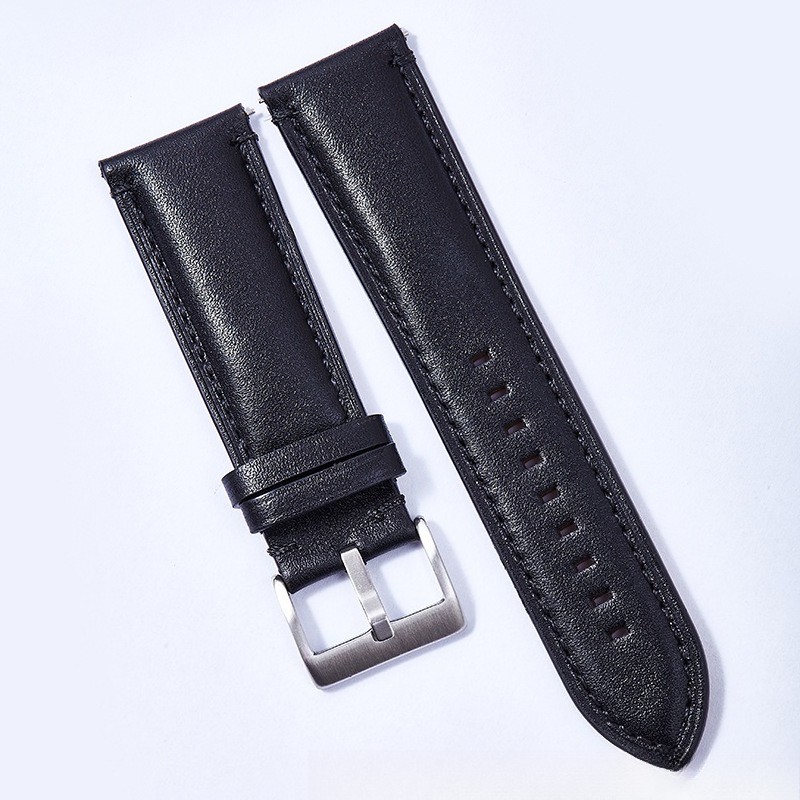 Cowhide Genuine Leather Watch Strap Soft Quick-release Band 20 22 24 for Fossil