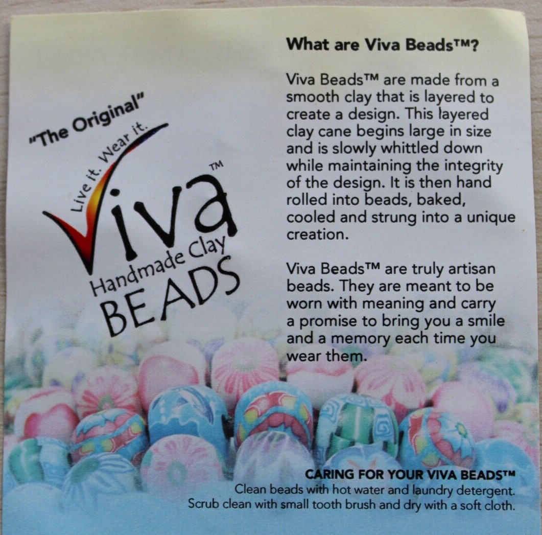 Viva 18” Pink Clay Beads/ Beaded Necklace stretch