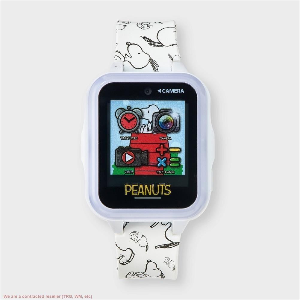 Kids’ Snoopy Light Up Interactive Watch – White