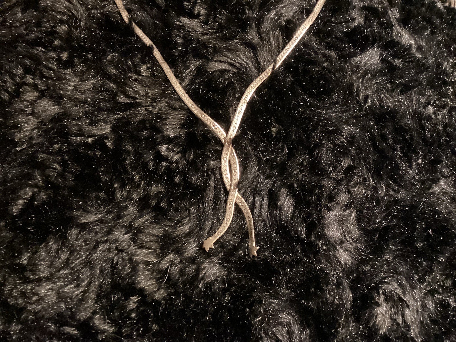 Two Stars Collide .925 Sterling Silver Necklace Beautiful Details Women