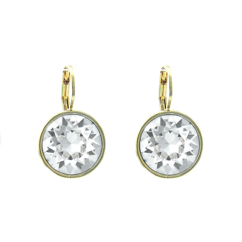 Regular Bella Clear Crystal Earrings Made with SWAROVSKI® Crystals
