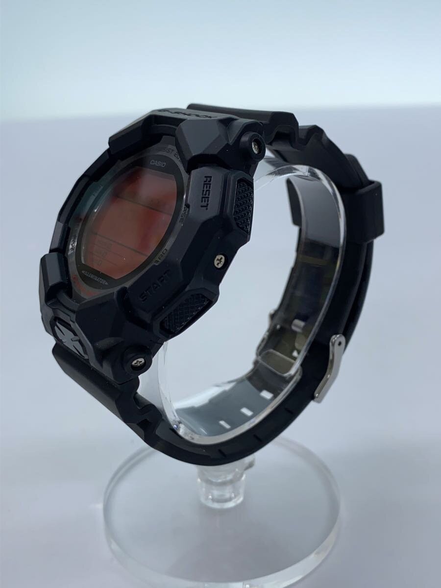 Used CASIO Quartz Wristwatch G SHOCK Digital Rubber Red Black GD 010BBR 1JF and
