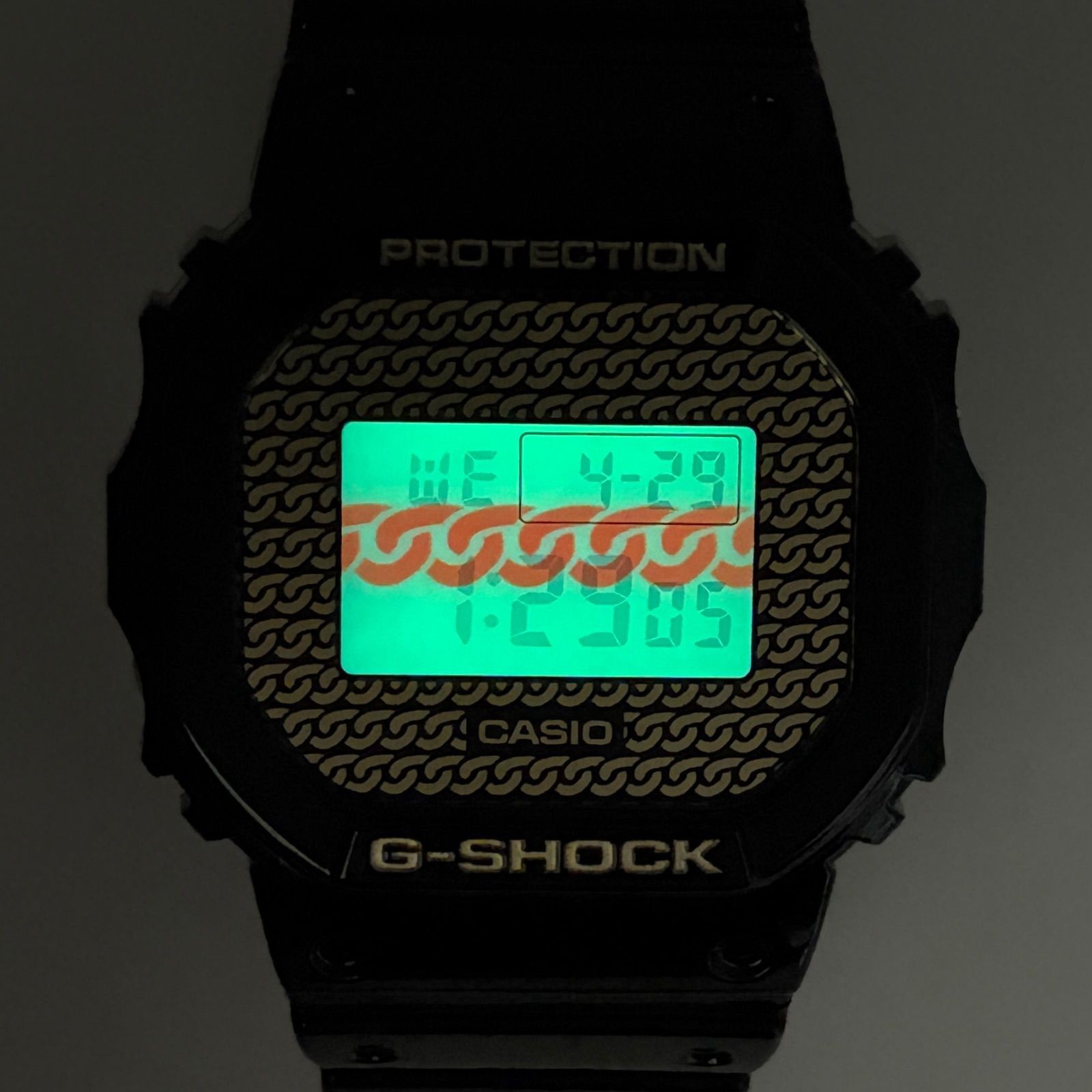 (T844) Normal Operation CASIO G SHOCK 5600 SERIES CARBON CORE GUARD Custom Set D